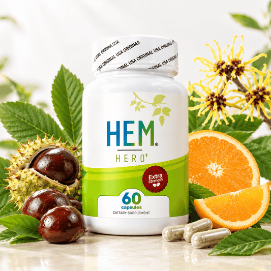 HEM HERO — 60 Cápsulas Anti-Hemorroides